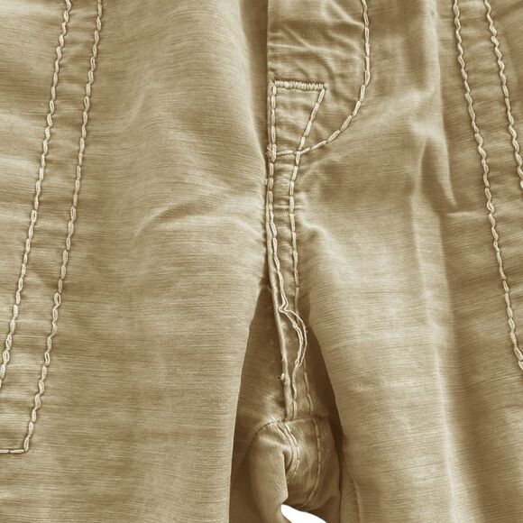 True Religion Tan Cargo Shorts for Men - Picture 2 of 7